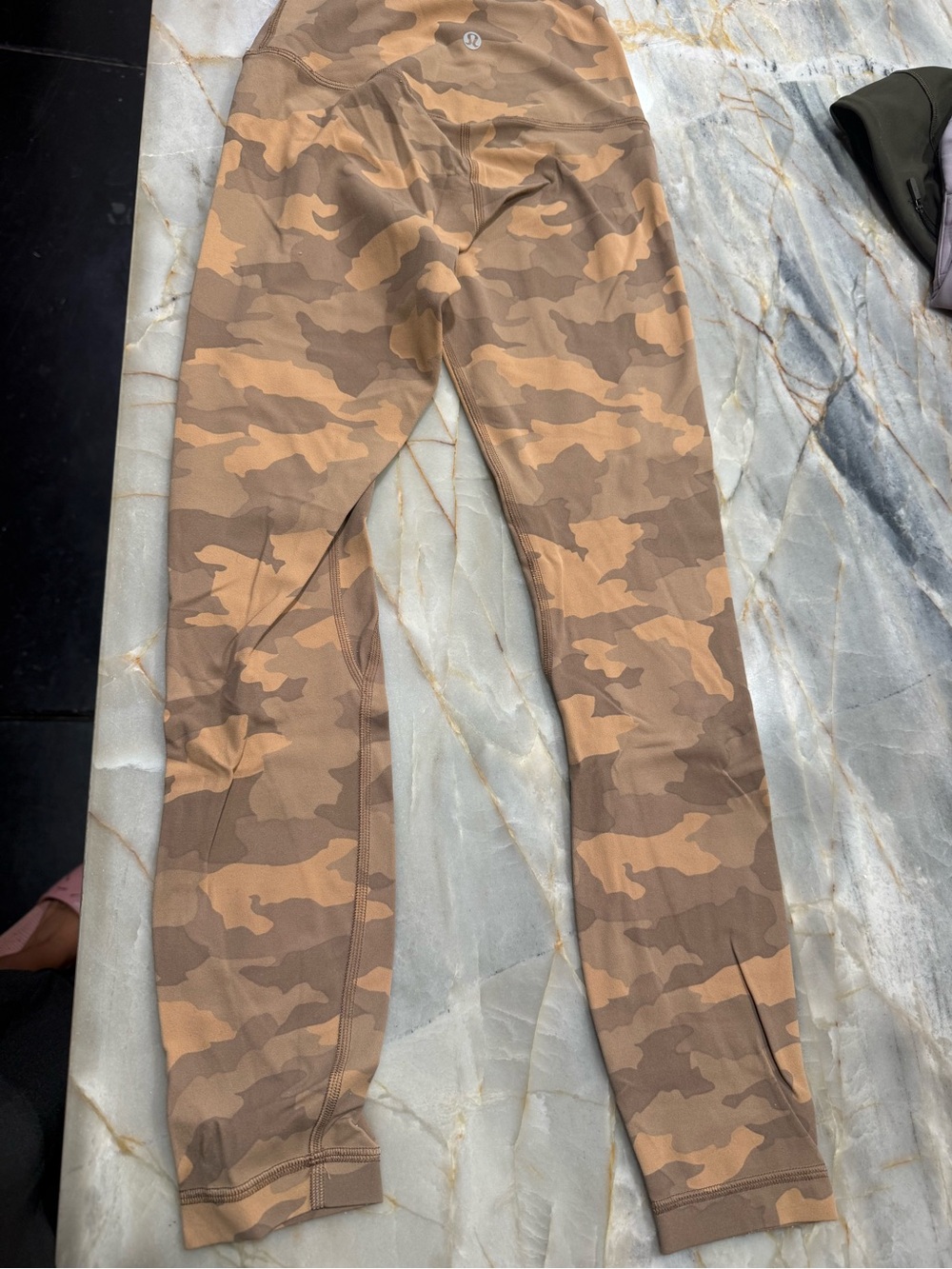 lululemon athletica Brown Camouflage Leggings